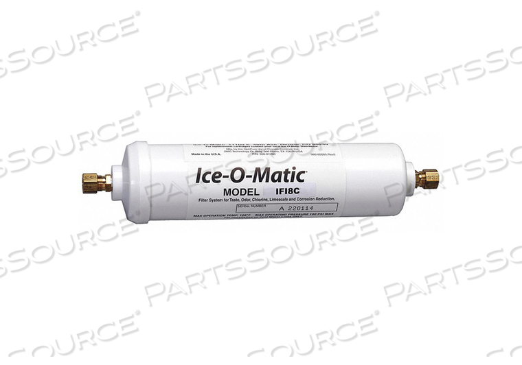 OEM#: IFI8CIN-LINE ФИЛЬТРУЮЩИЙ КАРТРИДЖ ДЛЯ ВОДЫ, ПРЕДНАЗНАЧЕН ДЛЯ ИСПОЛЬЗОВАНИЯ С ЛЬДОГЕНЕРАТОРАМИ, СЖАТИЕ 3/8 от Ice-O-Matic