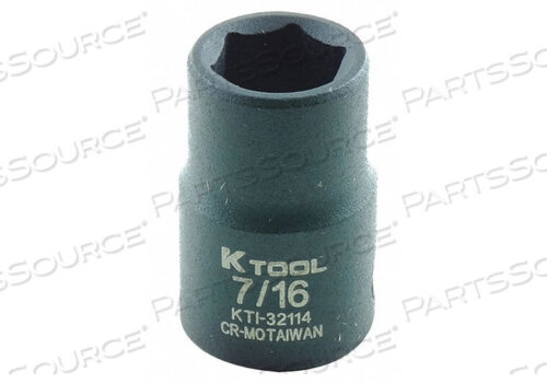 OEM#: KTI-32114УДАРНАЯ НАСАДКА SAE 7/16 ДЮЙМОВ. ШЕСТИГРАННЫЙ 1-3/16 ДЮЙМОВ от KTI