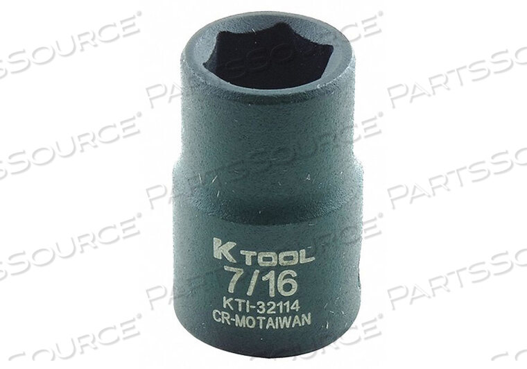 OEM#: KTI-32114УДАРНАЯ НАСАДКА SAE 7/16 ДЮЙМОВ. ШЕСТИГРАННЫЙ 1-3/16 ДЮЙМОВ от KTI