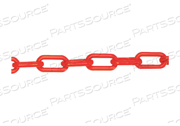 OEM#: 50013-50ПЛАСТИКОВАЯ ЦЕПЬ 2 ДЮЙМА X 50 ФУТОВ L ОРАНЖЕВАЯ от Mr. Chain