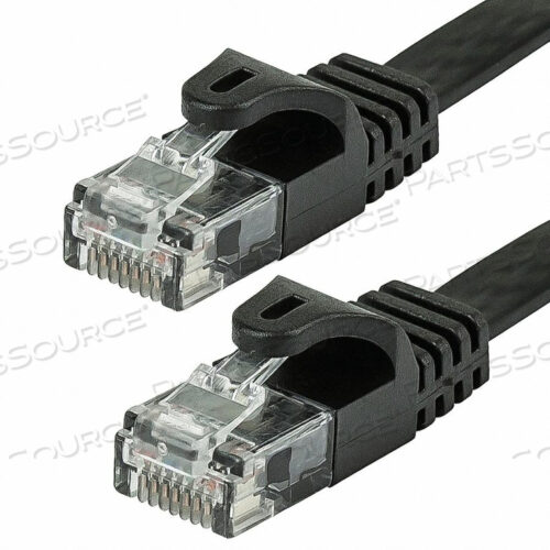 OEM#: 9555PATCH CORD CAT 5E FLEXBOOT BLACK 50 FT. от Monoprice, Inc.