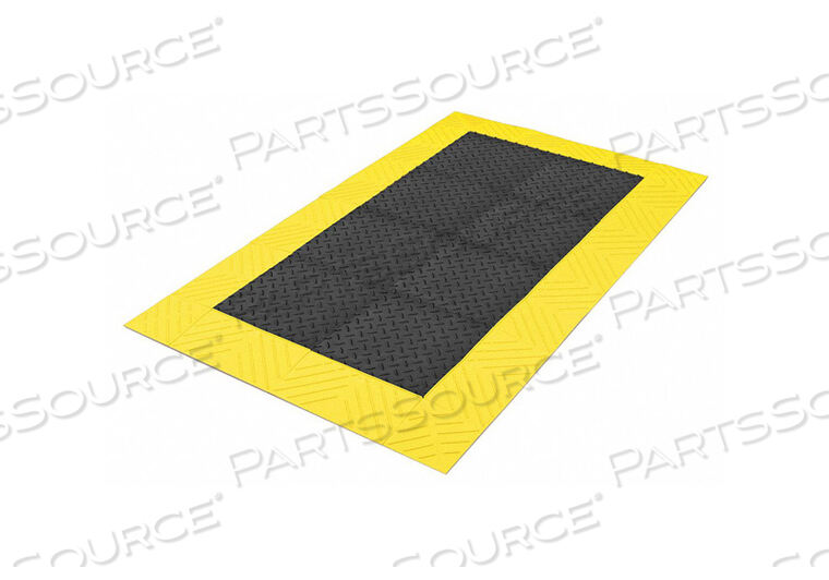 OEM#: 621S0310BYANTIFATIGUE MAT BLACK YLLWBRDR 3X10FT от Notrax