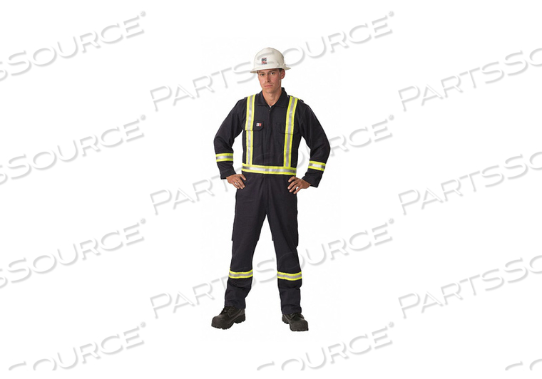 OEM#: 1155US7-2XLR-NAYFR COVERALL NAVY 2XL 35-1/2IN. HEMMED by Big Bill