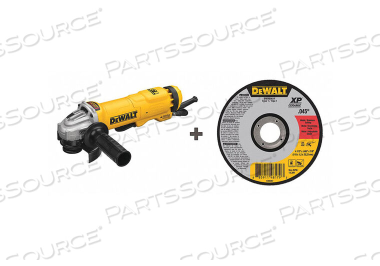 OEM#: DWE4222N/DWA8951FANGLE GRINDER 4-1/2 WHEEL DIA. 120VAC by DeWalt