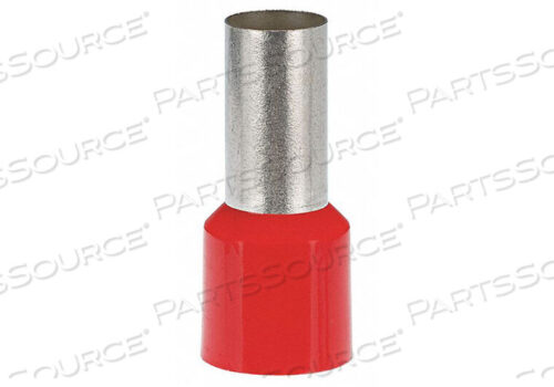 OEM#: FSD86-16-LКОННЕКТОР ИЗОЛИРОВАННЫЙ 2AWG 16MM PIN КРАСНЫЙ PK50 от Panduit