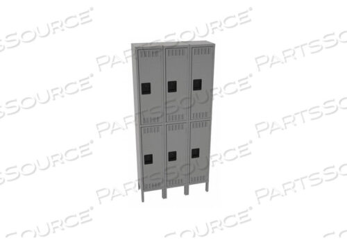 OEM#: DTS-121236-3MGWRDRB LOCKR LVRD 3 WD 2 TIER MEDIUM GRAY от Tennsco Corp.