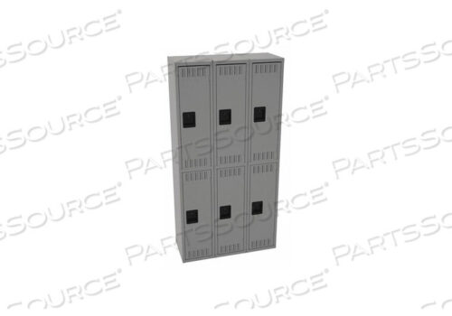 OEM#: DTS-121536-CMGWRDRB LOCKR LVRD 3 WD 2 TIER MEDIUM GRAY от Tennsco Corp.