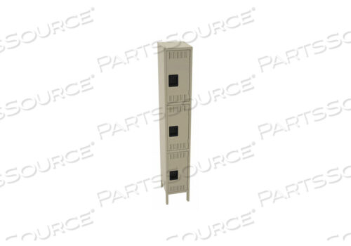 OEM#: TTS-121524-1SDШКАФЧИК ГАРДЕРОБНЫЙ LVRD 1 ШИРИНА 3 ЯРУСА ПЕСОЧНЫЙ от Tennsco Corp.