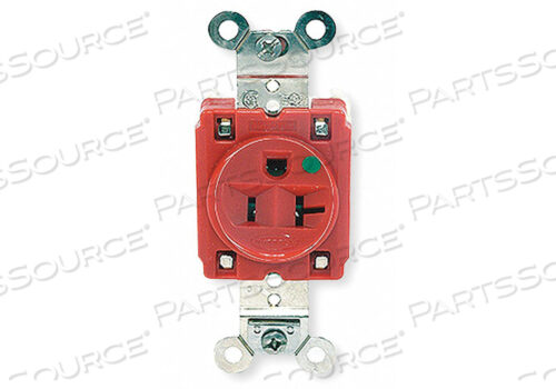 OEM#: HBL8310RREPTACLE SINGLE 20A 5-20R 125V RED от Hubbell Incorporated, Wiring Device-Kellums