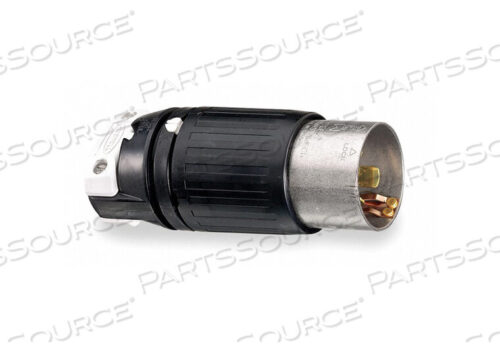 OEM#: HBL3765CLOCKING PLUG, 50A, 250VDC/600VAC, 3P 4W NYLON BLACK от Hubbell Incorporated, Wiring Device-Kellums