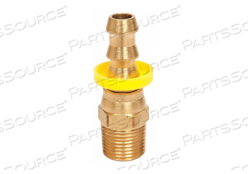 OEM#: PB-NPMX-0806ШТУЦЕР ДЛЯ ШЛАНГА С НАЖИМОМ 1/2 X 3/8 BARBXNPTF от Continental