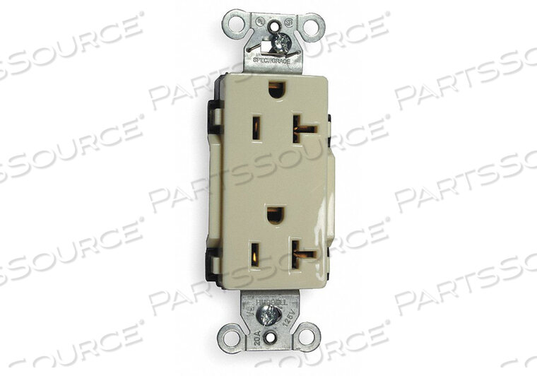 OEM#: DR20LARECEPTACLE DECO 20A 5-20R 125V ALMOND от Hubbell Incorporated, Электропроводка-Kellums