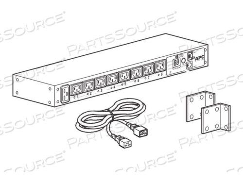 OEM#: AP7921BRACK PDU, SWITCHED, 1U, 16A, 208/230V, (8)C13 от APC / American Power Conversion