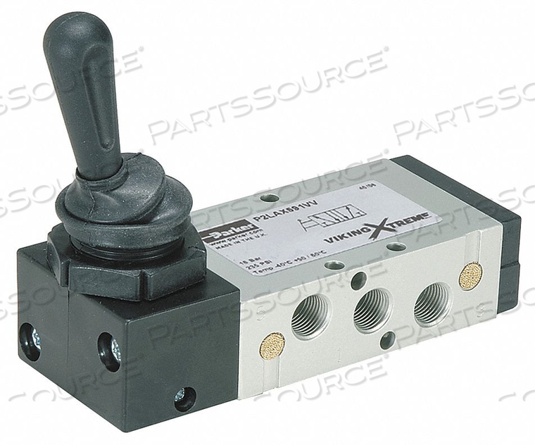 OEM#: P2LAX89111Ручное управление воздухом, 4-ходовое, 3-позиционное, 1/8 от Parker Hannifin Corporation