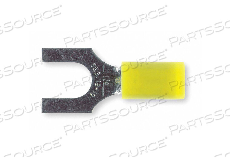 OEM#: RC10-14FFORK TERMINAL STD 1/4IN STUD YELLOW PK50 от Thomas & Betts