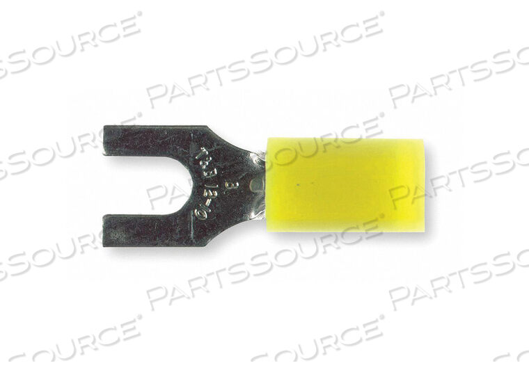 OEM#: RC10-8FFORK TERMINAL STD #8 STUD YELLOW PK50 от Thomas & Betts