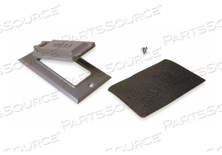 OEM#: 5103-0КРЫШКА, ЗАЩИЩАЮЩАЯ ОТ ВЛАГИ, ЛИТАЯ ПОД ДАВЛЕНИЕМ, ЦИНКОВАЯ, СЕРАЯ, от Hubbell Power Systems