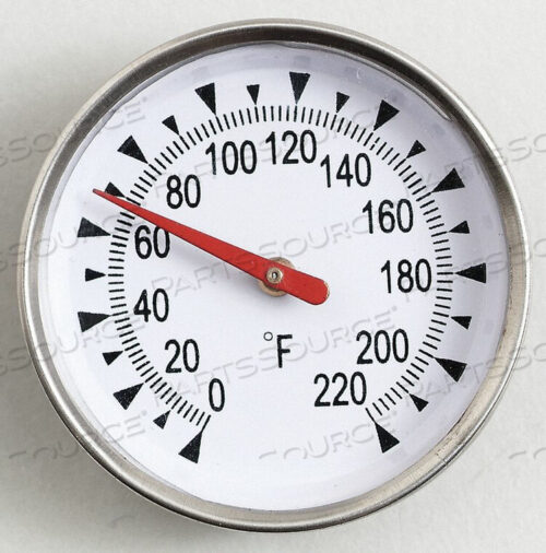 OEM#: PT2020G-220БИМЕТАЛЛИЧЕСКИЙ ТЕРМОМЕТР 2 В ШКАЛА ОТ 0 ДО 220F от General Tools & Instruments