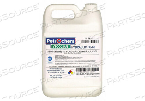 OEM#: FOODSAFE HYDRAULIC FG-68-001ПИЩЕВОЕ ПОЛУСИНТЕТИЧЕСКОЕ ГИДРАВЛИЧЕСКОЕ МАСЛО ISO 68 от Petrochem
