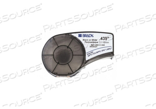 OEM#: M21-250-C-342BMP21 СЕРИЯ PERMASLEEVE МАРКИРОВОЧНЫЕ РУКАВА ДЛЯ ПРОВОДОВ, ДИАМЕТР 1-4 X 7 ДЛИН, ЧЕРНО-БЕЛЫЕ от Brady Americas