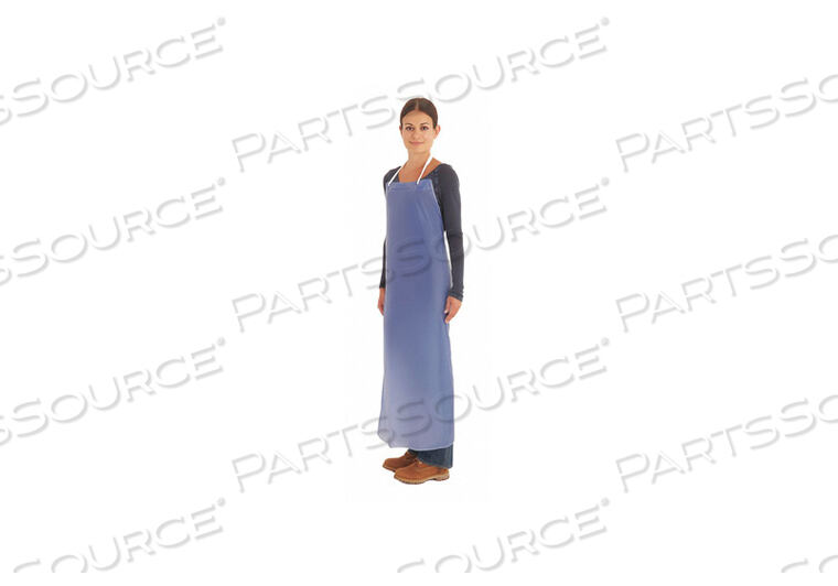 OEM#: 56-007BIB APRON BLUE 47 IN L VINYL by Ansell Healthcare