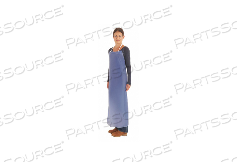 OEM#: 56-007BIB APRON BLUE 47 IN L VINYL by Ansell Healthcare