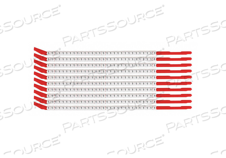 OEM#: SCN10-1WIRE MARKER WAND PREPPRINTED SLEEVE PK10 от Brady Americas