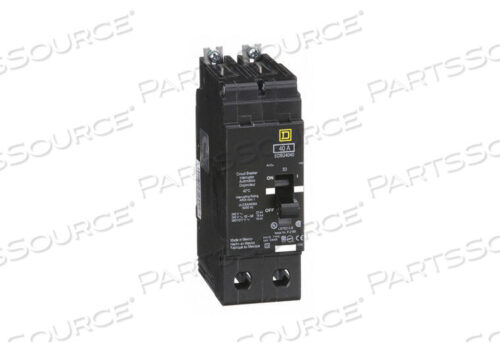 OEM#: EDB24040АВТОМАТИЧЕСКИЙ ВЫКЛЮЧАТЕЛЬ 40A BOLT ON 277/480V 2P квадратный D