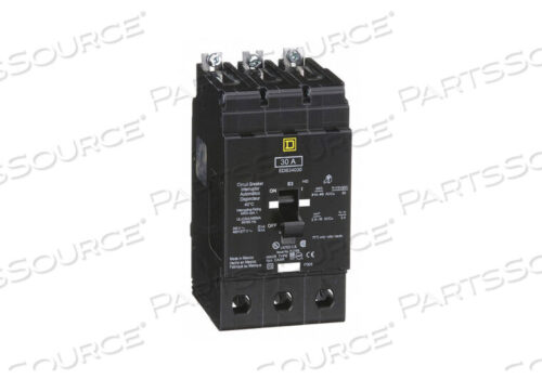 OEM#: EDB34030АВТОМАТИЧЕСКИЙ ВЫКЛЮЧАТЕЛЬ 30A BOLT ON 277/480V 3P квадратный D