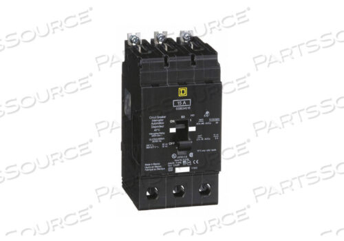 OEM#: EGB34015АВТОМАТИЧЕСКИЙ ВЫКЛЮЧАТЕЛЬ 15A БОЛТ НА 277/480 В 3P квадратным D