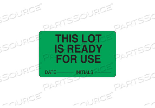 OEM#: 141455ЛАБОРАТОРНАЯ ЭТИКЕТКА 2-1/2 ДЮЙМА W PK1000 от Roll Products