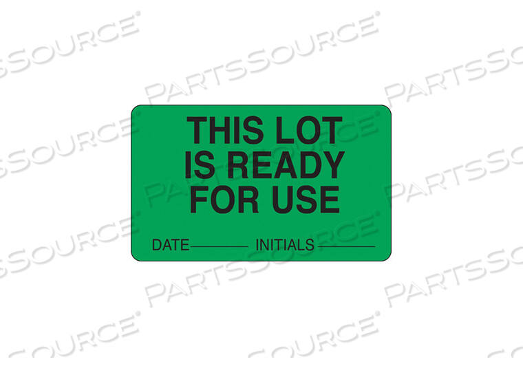 OEM#: 141455ЛАБОРАТОРНАЯ ЭТИКЕТКА 2-1/2 ДЮЙМА W PK1000 от Roll Products