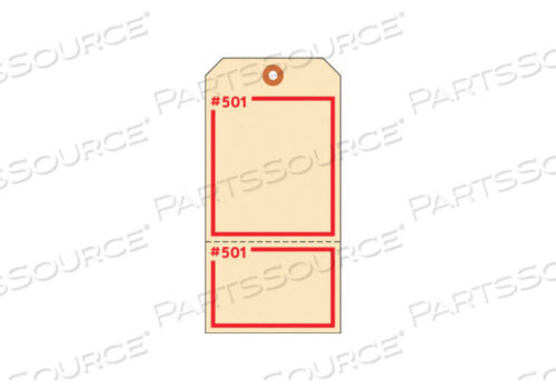 OEM#: Y625750ПУСТАЯ бирка 5-3/4 X 2-7/8 ДЮЙМОВ TAN PK100 от Electromark