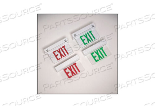 OEM#: ERXL1WGCSEDGE-LIT EXIT SIGN 14.0W GREEN 1 FACE от Big Beam