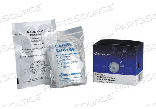 OEM#: FAE-6015SMARTCOMPLIANCE ЗАПАСНОЙ ЩИТОК ДЛЯ СЛР И НИТРИЛЬНЫЕ ПЕРЧАТКИ, 1 ШТ., Только для оказания первой помощи