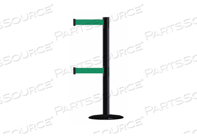 OEM#: 889T2B-33-33-STD-NO-G6X-CD0016 СТОЛБЕЖНЫЙ СТОЙКА С РЕМНЕМ 7-1/2 ФУТА L ЗЕЛЕНЫЙ от Tensabarrier