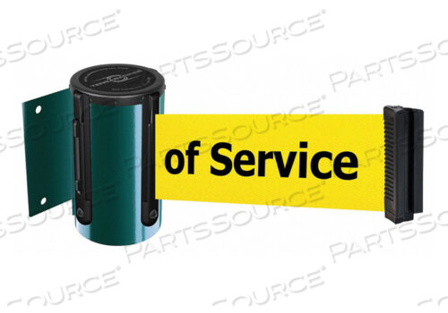 OEM#: 896-STD-28-MAX-NO-YEX-CD0095 ЛЕНТА БАРЬЕР ЗЕЛЕНЫЙ ЦВЕТ ПОЯСА ЖЕЛТЫЙ от Tensabarrier