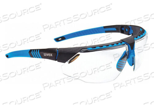 OEM#: S2870HSUVEX AVATAR HYDROSHIELD GLASSES, BLUE FRAME, CLEAR LENS, SCRATCH-RESISTANT, ANTI-FOG by Honeywell