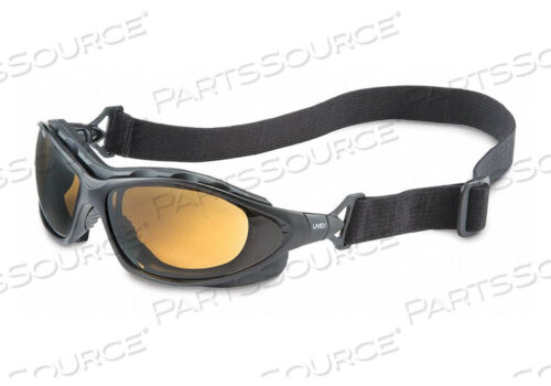 OEM#: S0601HSUVEX SEISMIC SEALED EYEWEAR, BLACK FRAME, ESPRESSO LENS, SCRATCH-RESISTANT, ANTI-FOG by Honeywell