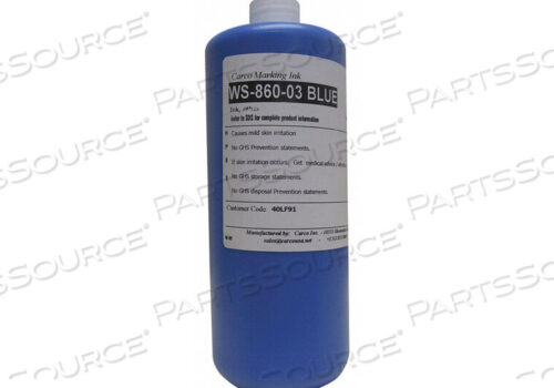 OEM#: WS-860-03 BLUEMARKING INK DYE BLUE QT. 5-15 МИН от Carco