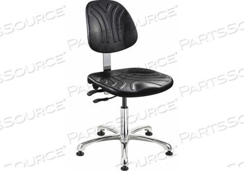 СТУЛ 350 ФУНТОВ ВЕС. НАСАДКА. ЧЕРНОЕ СИДЕНЬЕ