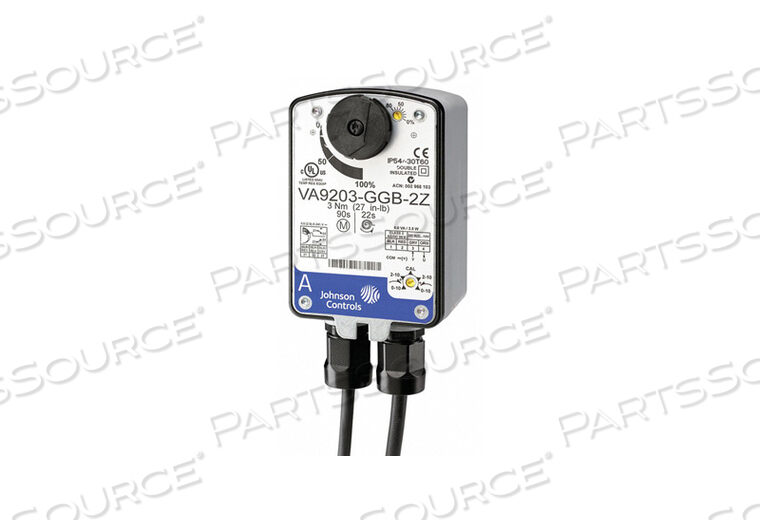 OEM#: VA9203-GGB-2ZELEC ACT 27 ДЮЙМОВ-ФУНТ ПРОПОРЦИОНАЛЬНЫЙ 24 В переменного тока от Johnson Controls