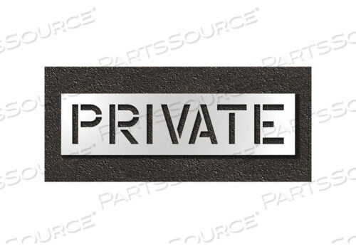 OEM#: STL-108-71229ТРАФАРЕТ ДЛЯ ТРОТУАРНОЙ ДЕКОРАЦИИ PRIVATE от RAE Products & Chemicals Corp.