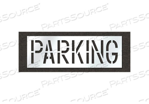 OEM#: STL-108-71822PAVEMENT STENCIL PARKING by RAE Products & Chemicals Corp.