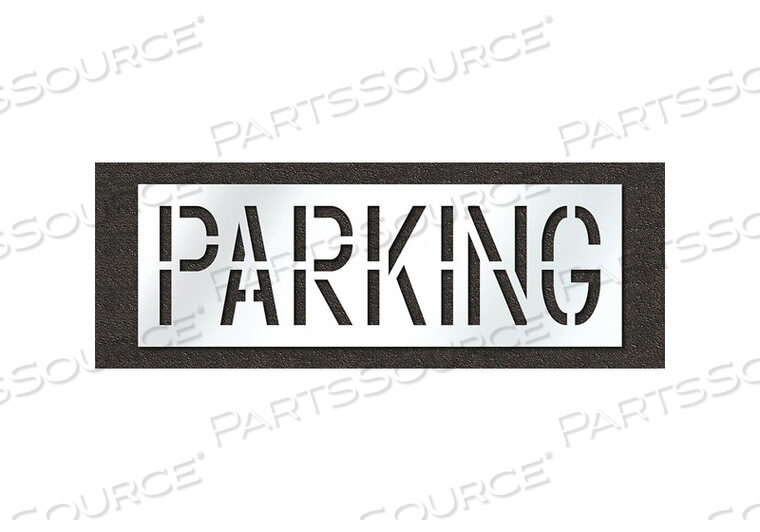 OEM#: STL-108-71822PAVEMENT STENCIL PARKING by RAE Products & Chemicals Corp.