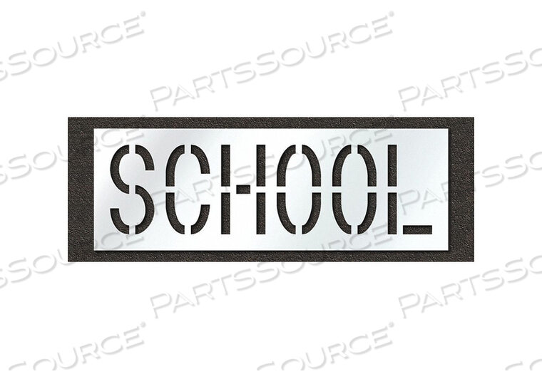 OEM#: STL-108-71823ТРАФАРЕТ ДЛЯ ТРОТУАРНОЙ ШКОЛЫ от RAE Products & Chemicals Corp.