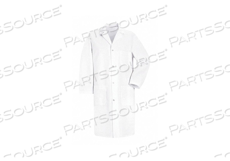 OEM#: 5080WH RG SRED KAP МУЖСКОЙ ХАЛАТ GRIPPER-FRONT, БЕЛЫЙ, ПОЛИЭФИР/ХЛОПОК, размер S от VF Imagewear, Inc.