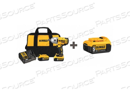 OEM#: DCF897P2 / DCB205БЕСПРОВОДНОЙ УДАРНЫЙ ГАЙКОВЕРТ 5.0AH С АККУМУЛЯТОРОМ от DeWalt