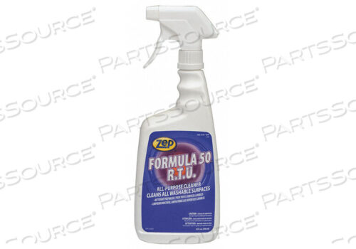 OEM#: F50001FORMULA 50 R.T.U. УНИВЕРСАЛЬНОЕ ЧИСТЯЩЕЕ СРЕДСТВО, БУТЫЛКА ОБЪЕМОМ КВАРТА, 12 КВАРТ/КОРОБКА от Zep