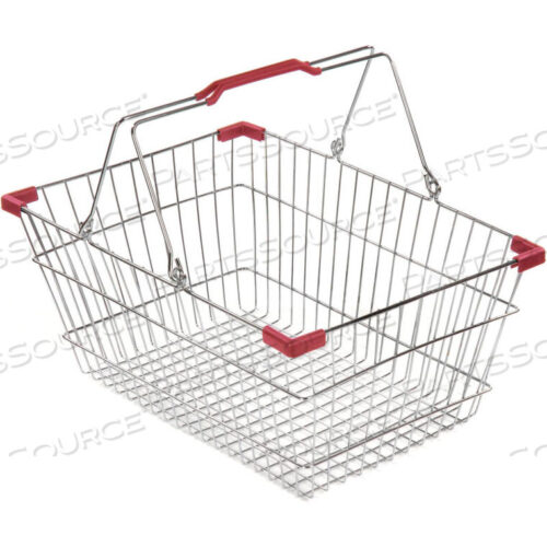 OEM#: 203-30L-WHB-RED-20WIRE КОРЗИНА ДЛЯ ПОКУПОК ОБЪЕМОМ 30 ЛИТРОВ С КРАСНЫМИ ПЛАСТИКОВЫМИ РУЧКАМИ от Versacart Systems, Inc.